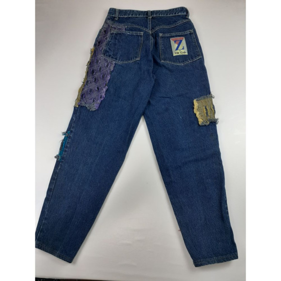 VTG 80S Z FOR ZIP CODE TAPER LEG JEANS SZ 10 - Picture 2 of 5